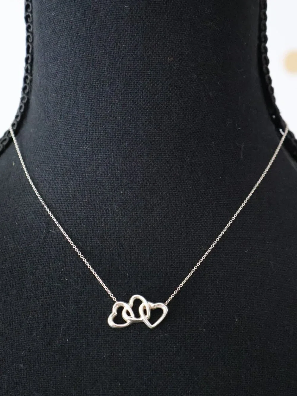 Tiffany & Co. Three Hearts Pendant on 16